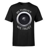 Thumbnail for In Thrust We Trust design on black single side