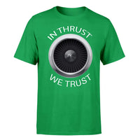 Thumbnail for In Thrust We Trust design on green single side