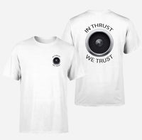 Thumbnail for In Thrust We Trust design on white double side
