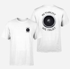 Double-Side Printing — In Thrust We Trust Double-Side T-Shirt