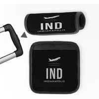 Thumbnail for Indianapolis International Airport (IND) Luggage Handle Covers - Black