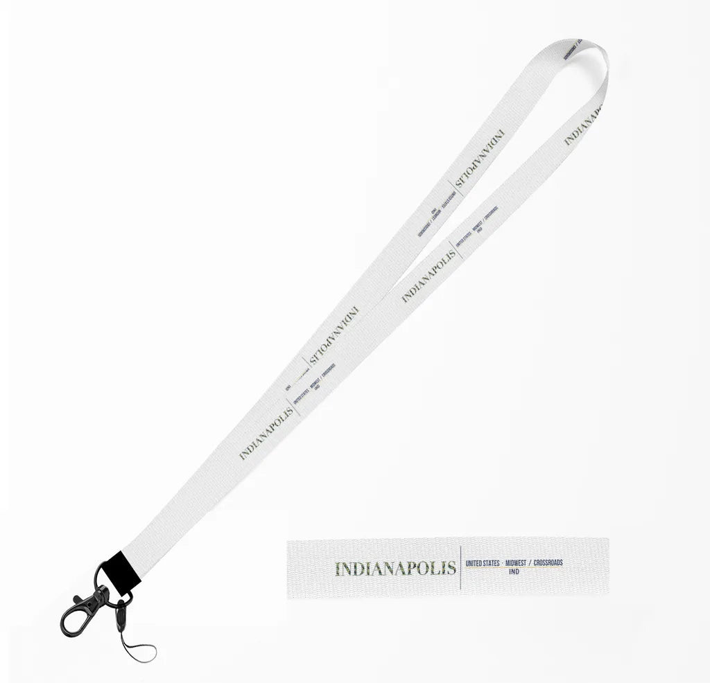 Indianapolis City Series lanyard - white