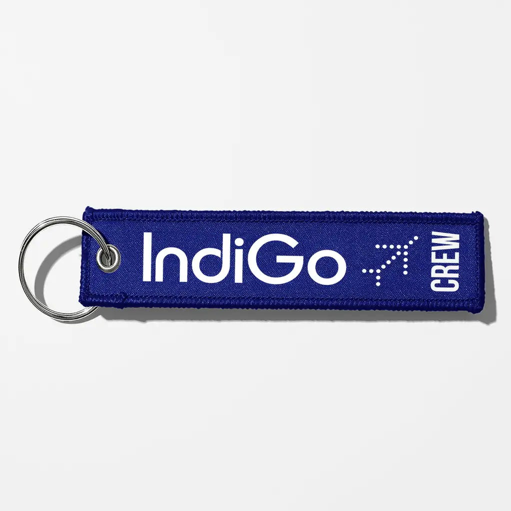 Indigo Airlines Crew & Staff Tag Key Chains - Blue - Crew