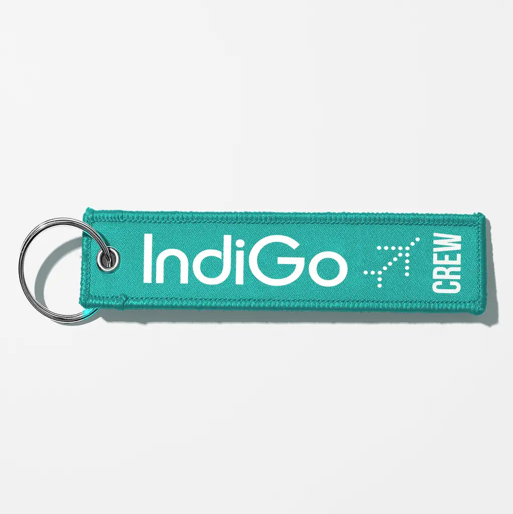Indigo Airlines Crew & Staff Tag Key Chains - Turquoise - Crew