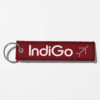 Thumbnail for Indigo Airlines Crew & Staff Tag Key Chains - Dark Red