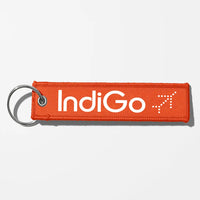 Thumbnail for Indigo Airlines Crew & Staff Tag Key Chains - Orange