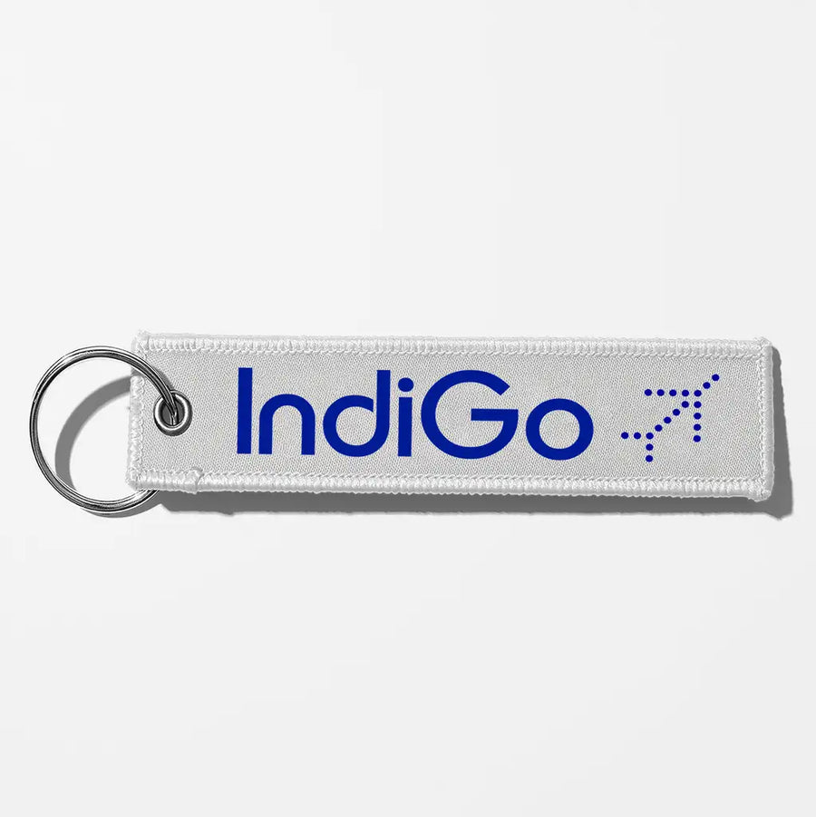 Indigo Airlines Crew & Staff Tag Key Chains - White