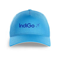 Thumbnail for Indigo Airlines printed hat - light blue