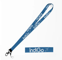 Thumbnail for Indigo Airlines lanyard - blue