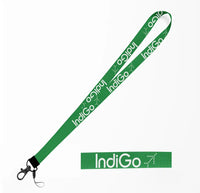 Thumbnail for Indigo Airlines lanyard - green