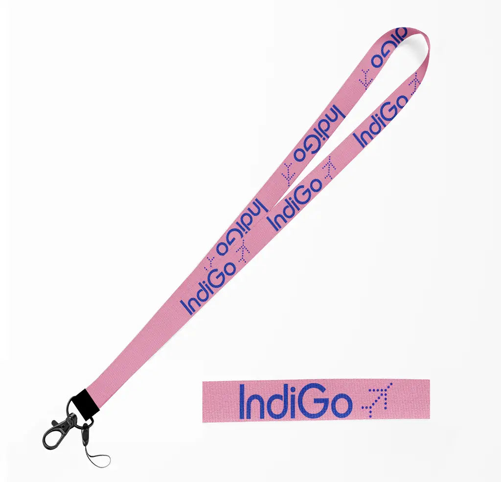 Indigo Airlines lanyard - pink