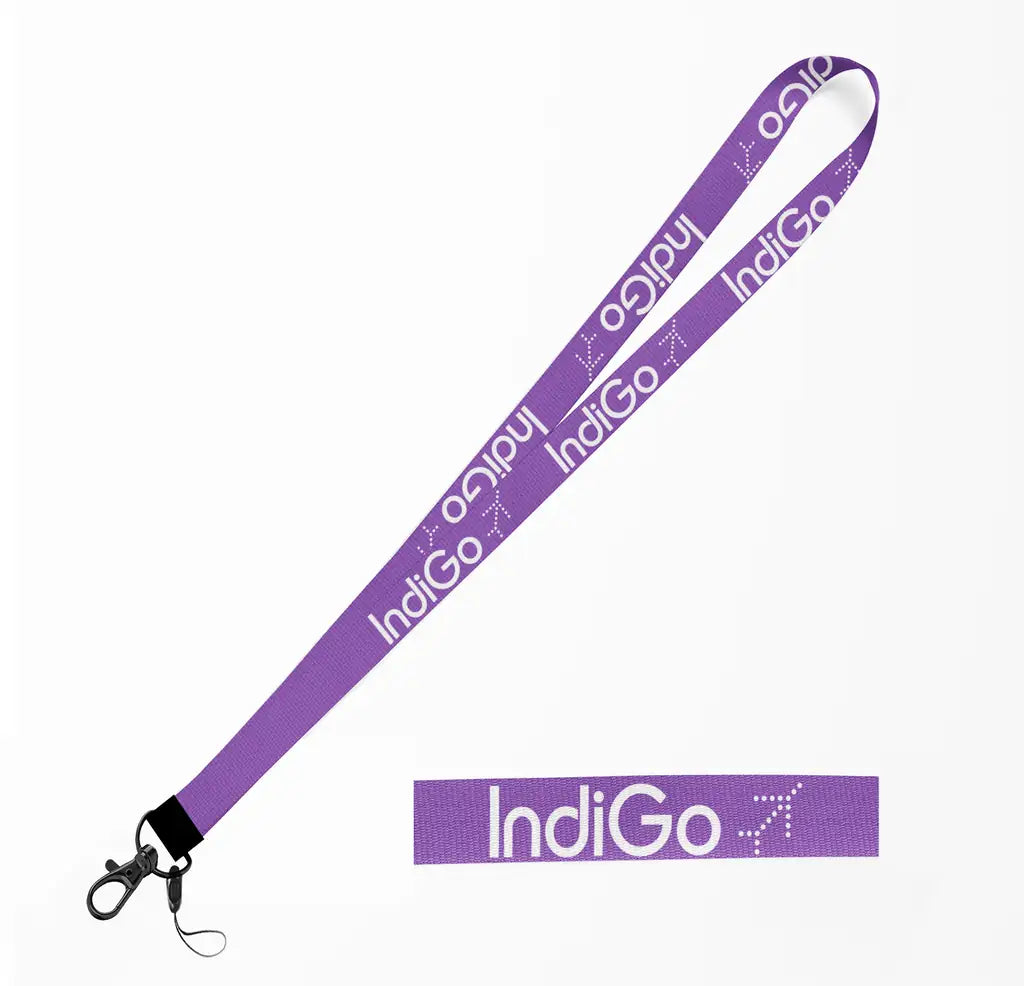 Indigo Airlines lanyard - purple