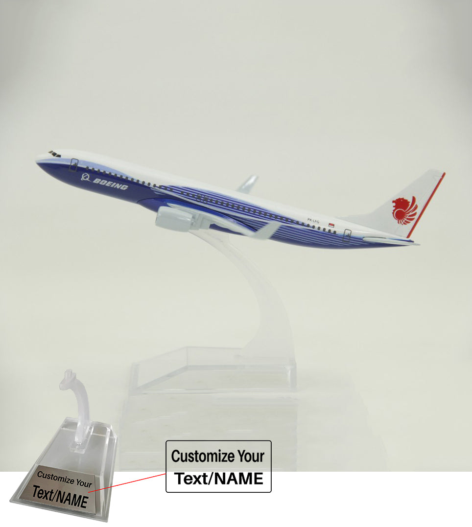 Indonesian lion Boeing 737 Airplane Model (16CM)