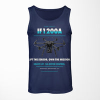 Thumbnail for Inspired Flight IF1200A design on dark blue tank top