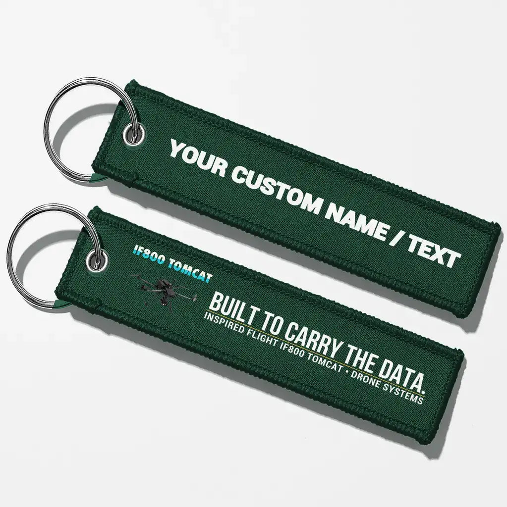 Inspired Flight IF800 Tomcat Aviator Key Chains - Dark Green - Personalized