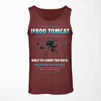 Thumbnail for Inspired Flight IF800 Tomcat design on dark red tank top