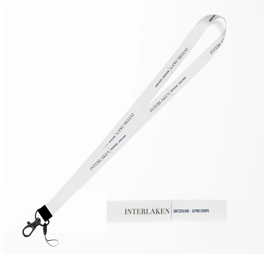 Interlaken City Series lanyard - white