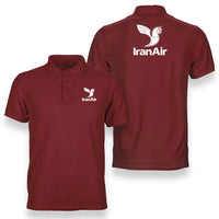 Thumbnail for Iran Air logo on red double side polo t shirt