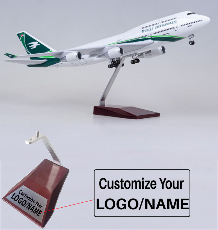 Iraq Airways Boeing 747 Airplane Model (1/160 Scale - 47CM)