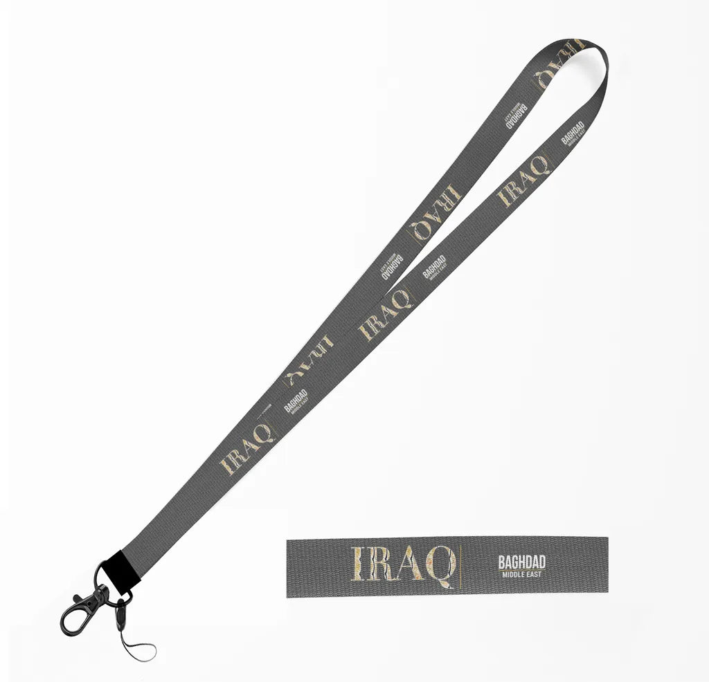 Iraq Country Series lanyard - gray