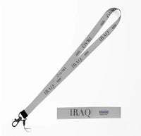 Thumbnail for Iraq Country Series lanyard - light gray