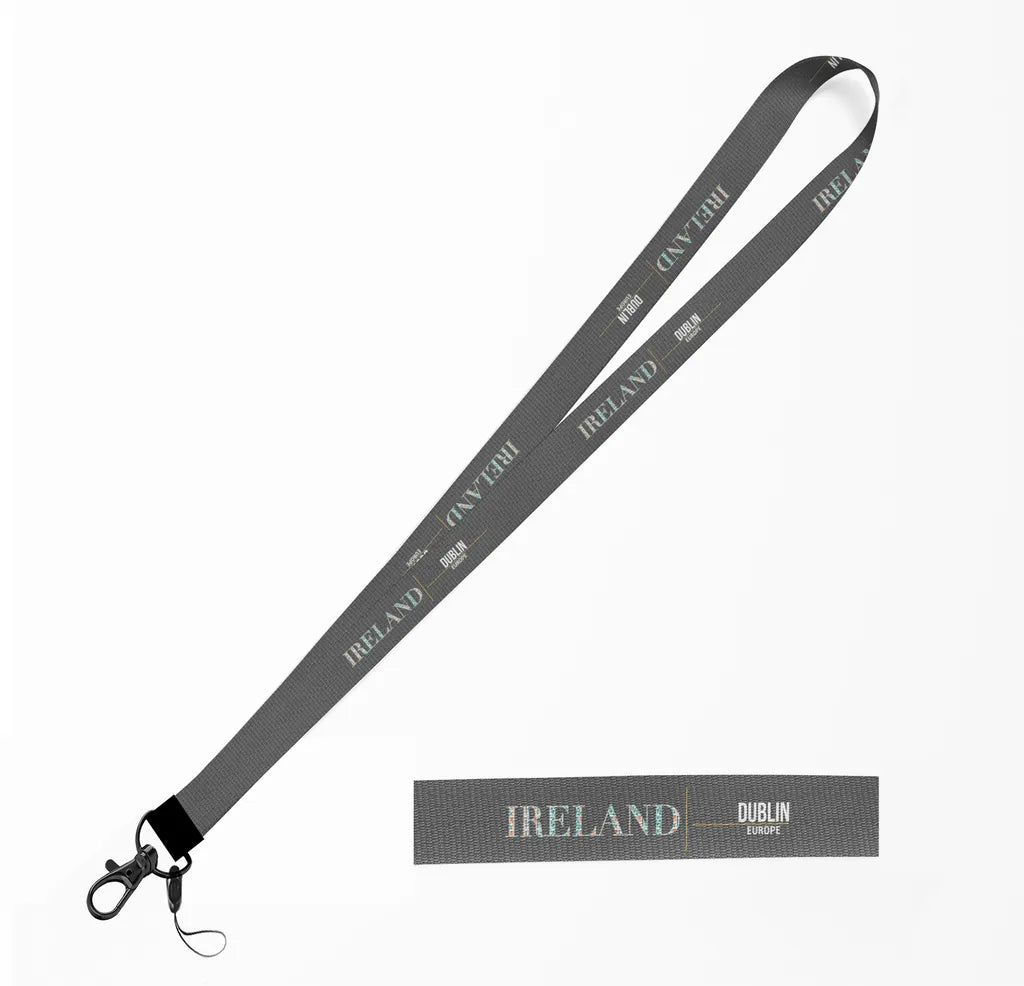 Ireland Country Series lanyard - gray