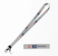 Thumbnail for Ireland West Airport Knock (NOC) lanyard - light gray