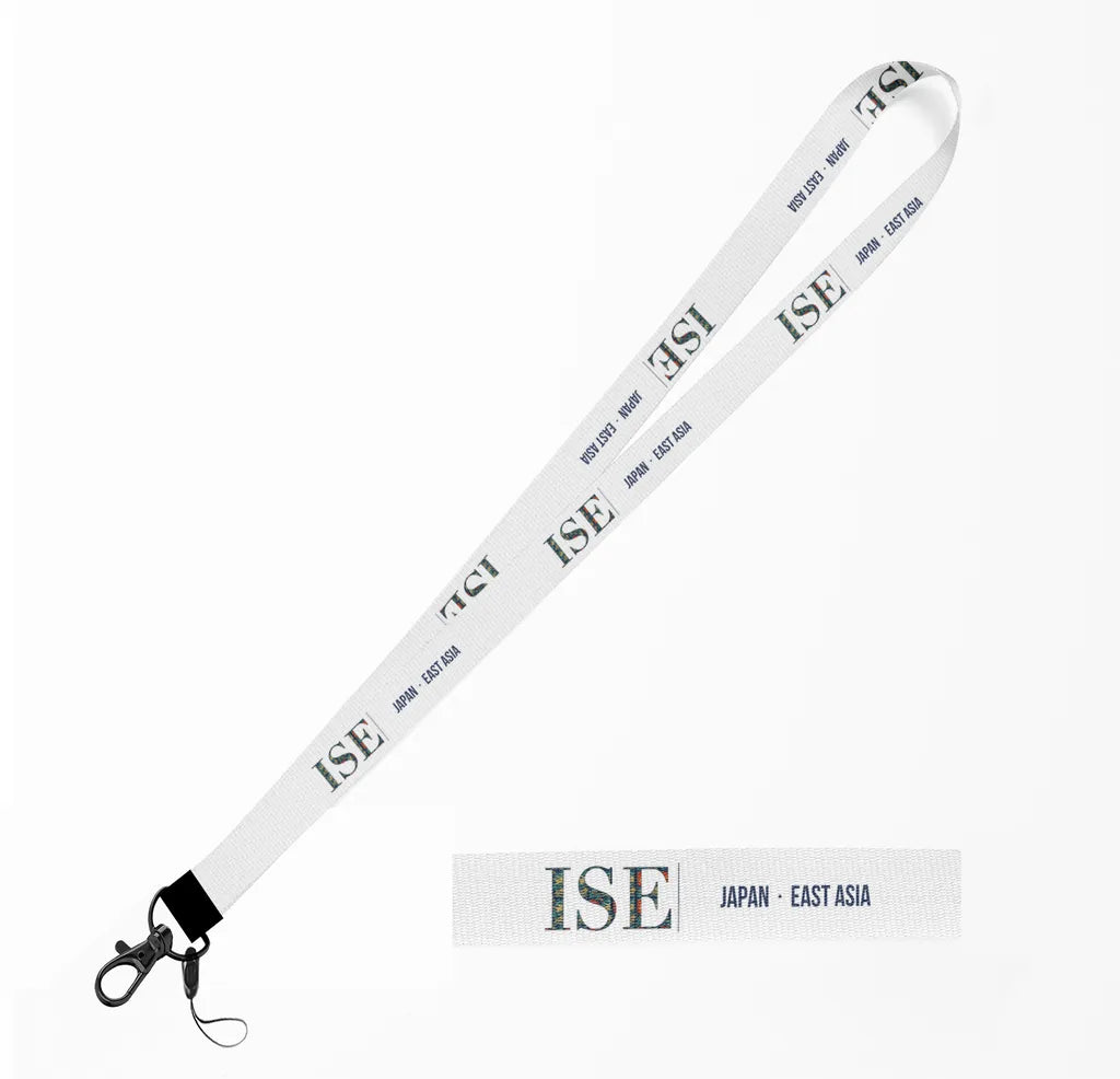 Ise City Series lanyard - white