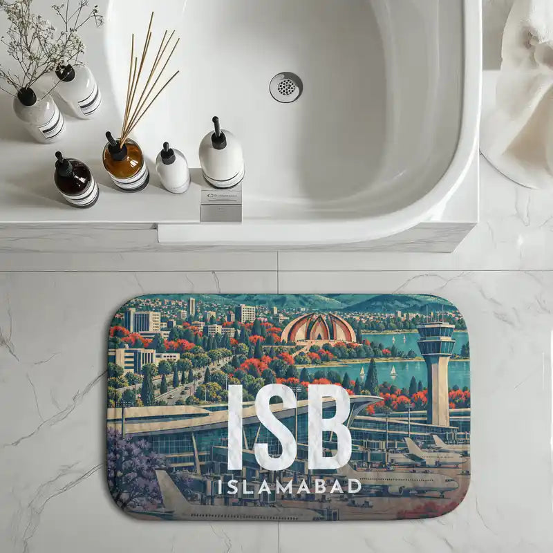 Islamabad International Airport (ISB) bath mat