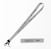 Thumbnail for Israel Country Series lanyard - light gray