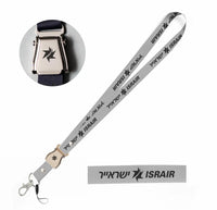 Thumbnail for Israir Airlines seat belt lanyard - light gray