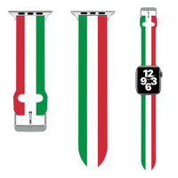 Thumbnail for Italy Flag Designed Soft Silicone Apple Watch Bands