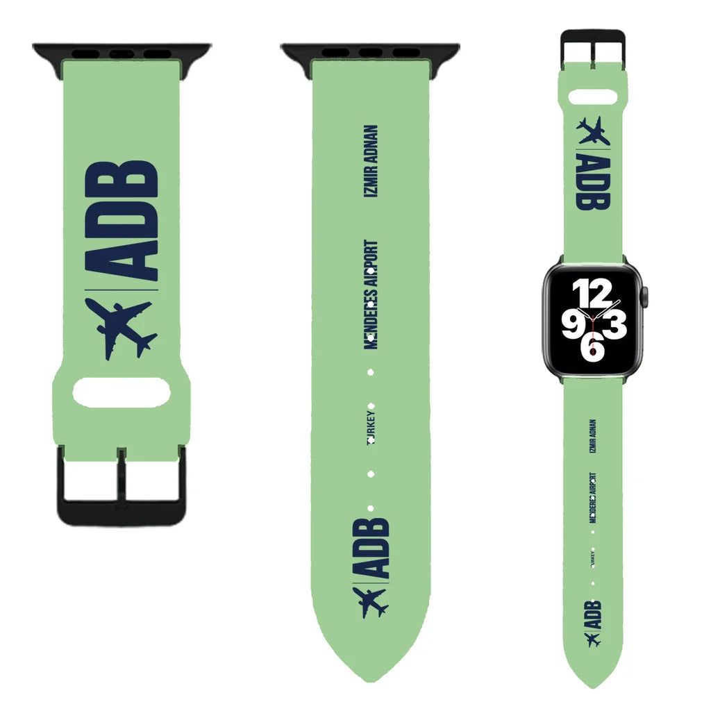 WBV6 | Izmir Adnan Menderes Airport ADB | Light Green (Metal Buckle)