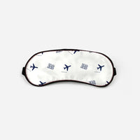 Thumbnail for Jackson Hole Airport (JAC) Sleep Masks - Sleep Mask - Pattern - White