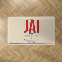 Thumbnail for Jaipur International Airport (JAI) Carpets - Carpet Rectangle - ID Tag + Name - Beige V2
