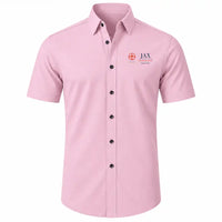 Thumbnail for Jacksonville International Airport (JAX) Shirts - Short Sleeve Shirt - Front - Pink