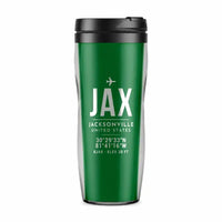 Thumbnail for Jacksonville International Airport (JAX) Travel Mugs - ID Tag - Plastic (No Holder) - Green