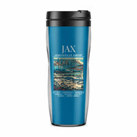Thumbnail for Jacksonville International Airport (JAX) Travel Mugs - Poster - Plastic (No Holder) - Light Blue