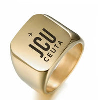 Thumbnail for Ceuta Heliport (JCU) Rings - Ring - Golden