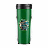 Thumbnail for Ceuta Heliport (JCU) Travel Mugs - Badge - Plastic (No Holder) - Green