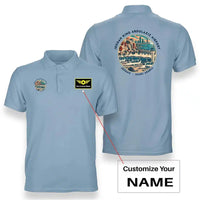Thumbnail for JED - Badge - Double-Side Polo - Light Blue + Name