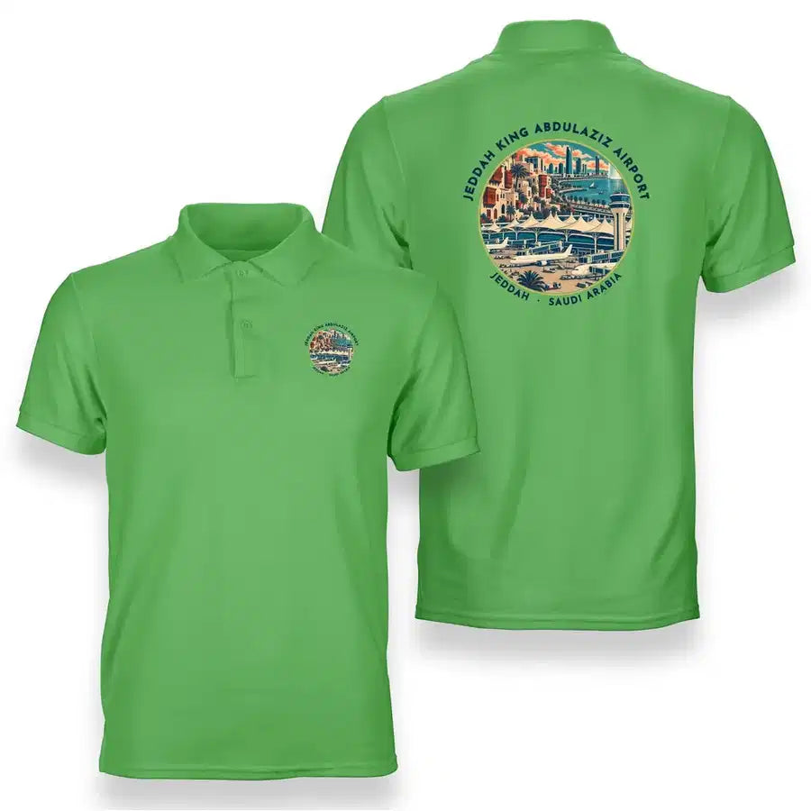 JED - Badge - Double-Side Polo - Light Green