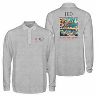 Thumbnail for Jeddah King Abdulaziz International Airport (JED) Premium Polo T-Shirts - Poster - Long Sleeve - Gray