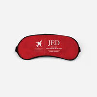 Thumbnail for Jeddah King Abdulaziz International Airport (JED) Sleep Masks - Sleep Mask - Front - Red