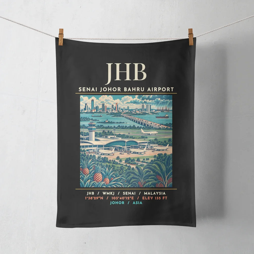 JHB - Poster - Towel - Black