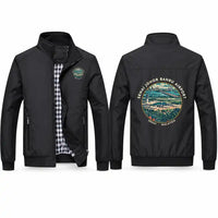 Thumbnail for Senai International Airport Johor Bahru (JHB) Stylish Jackets - Stand Collar - Badge - Black