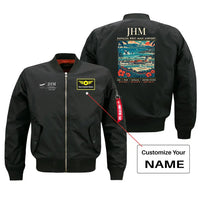 Thumbnail for JHM - Poster - Bomber Jacket - Black + NAME