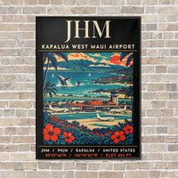 Thumbnail for JHM - Poster - Canvas Framed - Black