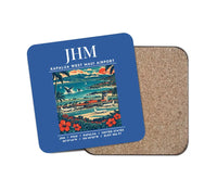 Thumbnail for JHM - Poster - Coaster - Blue