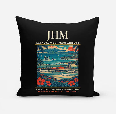 JHM - Poster - Pillow - Black